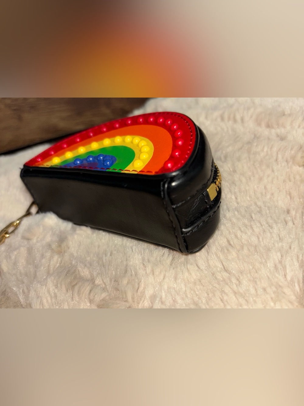 Michael Kors Rainbow Coin Purse keychain/bag charm - Picture 7 of 7
